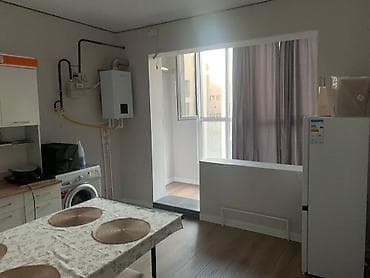 квартира алматинская: 1 комната, 43 м², 108 серия, 8 этаж, Евроремонт — 8