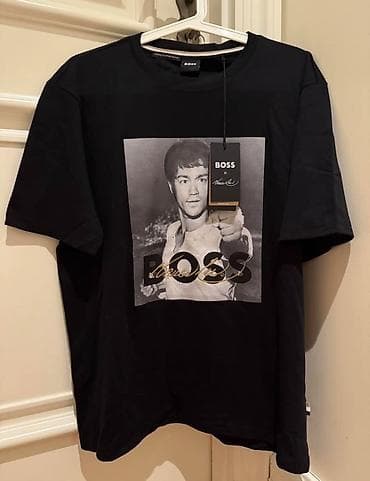 nike teech: Мужская футболка, L, Boss, Новый, цвет - Черный — 1