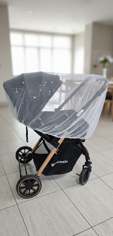 купить сову бишкек: Коляска, цвет - Черный, Б/у — 1