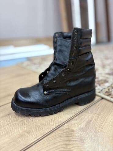 платья для полных женщин: Ботинки берцы 39 размер( китайские)кожаные, черные, высокие. - — 1