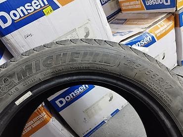 зимние шины р17: Шины 215 / 55 / R 17, Лето, Б/у, Комплект, Легковые, Michelin — 2