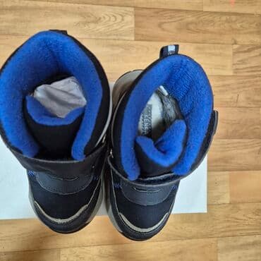 обувь зимний: Детские зимние ботинки KENKA - Цвет: темно‑синий/черный с синим — 2