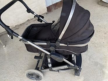 ходу: Коляска универсальная LUXMOM (шасси + люлька), цвет черный — 2