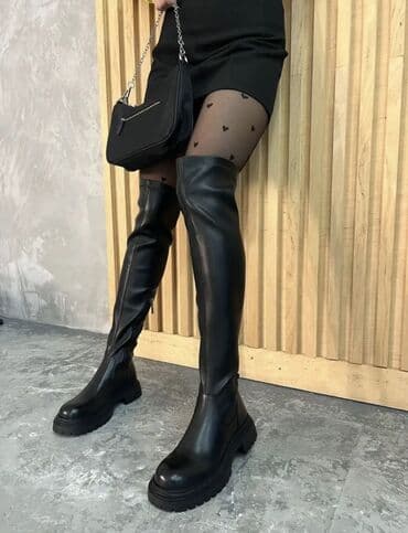 кошелек мужской кожаный ручной работы: Деми ботфорты новые, подойдут на размер 36-37 — 2