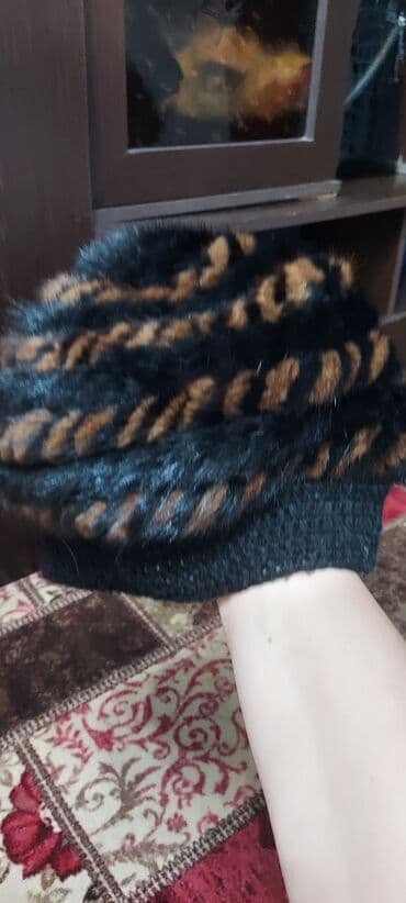 маникены для головных уборов: Шапка, Бини, Норка, Зима, Объемная модель — 6