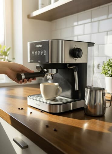 кофемашина со встроенной кофемолкой: Кофеварка, кофемашина, Б/у, Самовывоз — 1