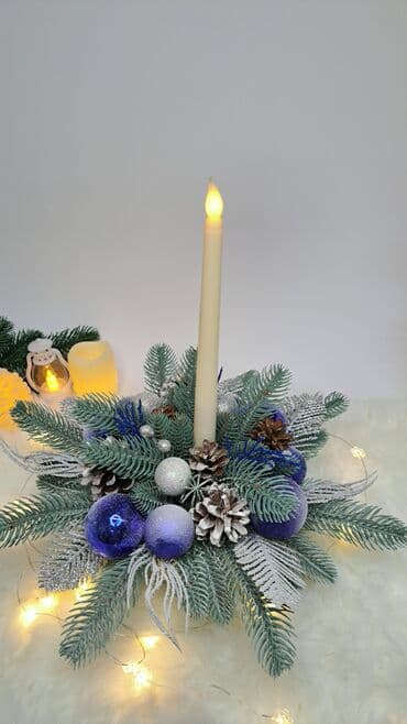 украшение дома: Новогодние композицииручная работа, большой ассортимент! Цены от — 11