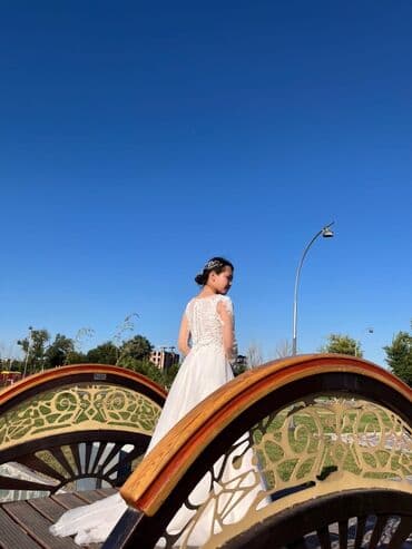 прокат свадебных платьев цена: Свадебное платье, цвет - Айвори — 3