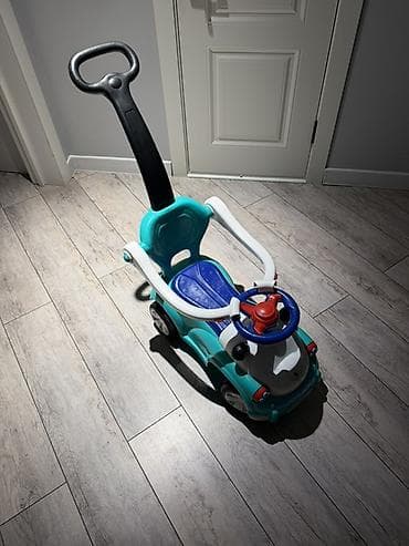 машина пултовый: Детская каталка-машинка 2-в-1 - Тип: машинка-каталка с родительской — 1