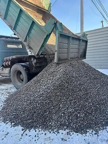 евро брусчатка: Щебень, Для фундамента, Насыпью, Камаз — 2