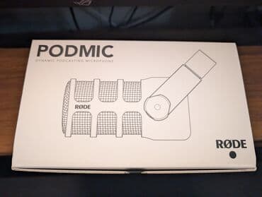 акустические системы bowers amp: Rode PodMic — полный комплект + поп-фильтр — готов к использованию — 2