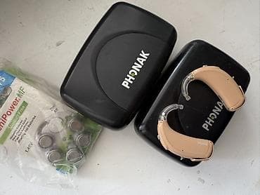 бахилы оптом: Слуховые аппараты Phonak (заушные, бежевые) — комплект из двух — 1