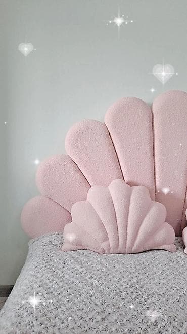 Другие товары для дома: Мягкое изголовье «Ракушка» + декоративные подушки - Дизайн: объемное — 2