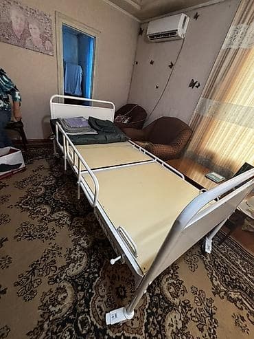 открыто: Функциональная медицинская кровать с механической регулировкой Ножки — 3