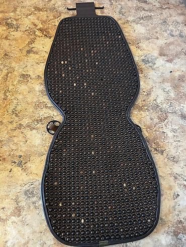 чехол салона: Чехлы Экокожа, С подушкой, цвет - Черный, Hyundai, Б/у — 3