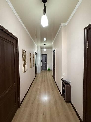 Кыймылсыз мүлк: 3 бөлмө, 110 м², Жал мкр (а.и. Жогорку, Ортоңку, Төмөнкү) 11 кабат, Евро оңдоо — 4
