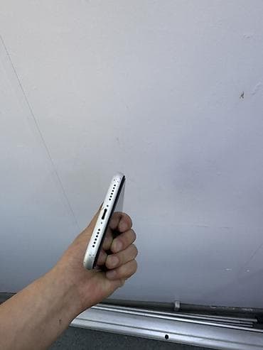 Техника и электроника: IPhone Xr, Б/у, 128 ГБ, Белый, Защитное стекло, Чехол, 76 % — 6