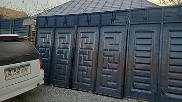 Калитки для ворот: Металлические ворота и калитки из профильной стали - Тип: распашные — 9