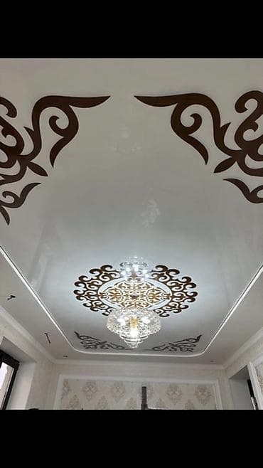 натяжный потолки: Натяжной потолок Глянцевое Монтаж — 2