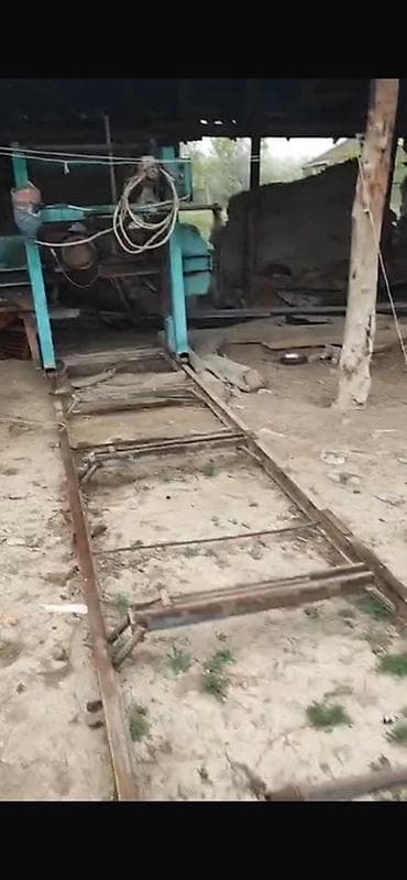 Ленточная пилорама «ТАЙГА» на рельсовом основании - Тип: стационарная