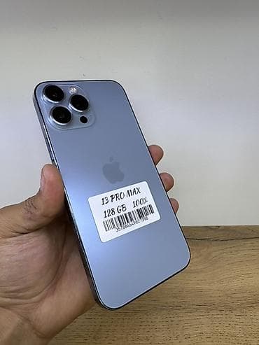 macbook mini: IPhone 13 Pro Max, 128 ГБ, Sierra Blue, Защитное стекло, Чехол, В рассрочку, 100 % — 1