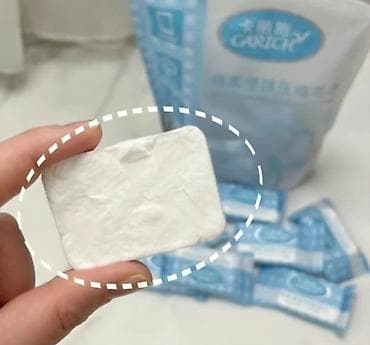 космо: Мягкие и комфортные прессованные полотенца (салфетка) произведены — 1
