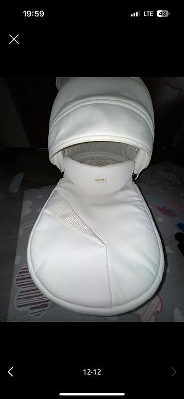 жынсы оптом: Коляска Junama Diamond (Individal) 2 в 1, белая - Комплектация — 9