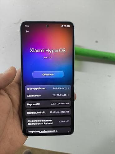 xiaomi redmi note 9t: Redmi, Redmi Note 13, Б/у, 256 ГБ, 2 SIM — 9