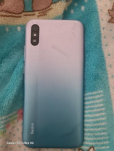 Redmi, Redmi 9A, Б/у, 32 ГБ, цвет - Голубой, 2 SIM