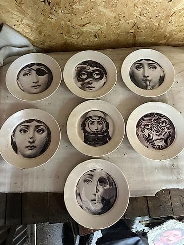 Настенные декоративные тарелки «Fornasetti – Tema e Variazioni» (серия