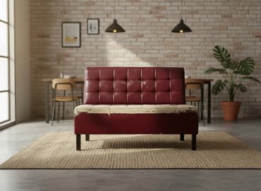 Прямой диван, Б/у, Трехместный