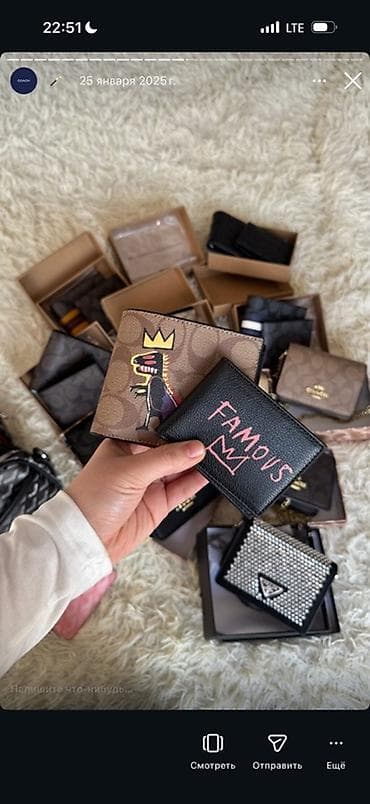 кошелек оригинал: Кошелек, Prada, Натуральная кожа, Унисекс, Новый — 6