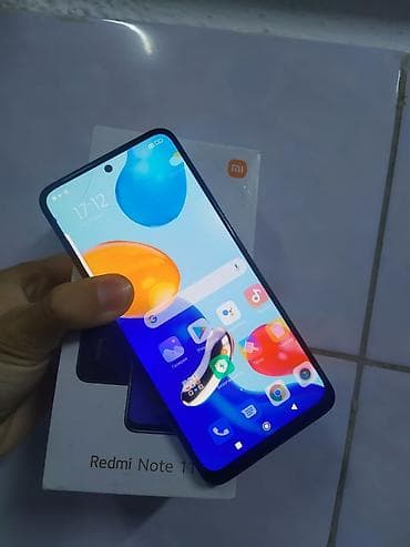 xiaomi redmi 13: Redmi, Redmi Note 11, Б/у, 128 ГБ, цвет - Голубой, 2 SIM — 2