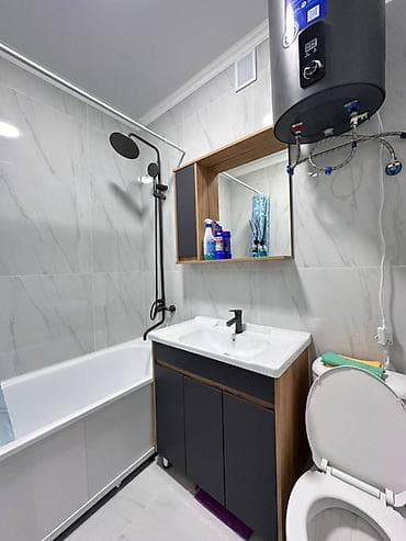 osh flats: 1 комната, 45 м², Элитка, 1 этаж, Евроремонт — 7