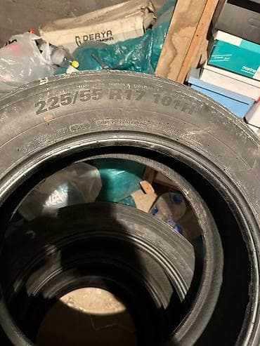 55: Шины 225 / 55 / R 17, Лето, Б/у, Комплект, Легковые, Корея, Kumho — 1