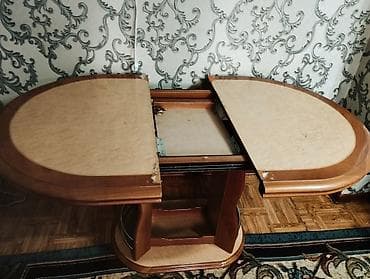 small table: Стол трансформер Для кухни, Раскладной стол, цвет - Коричневый — 4