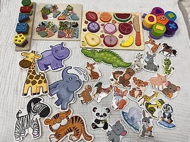 Набор развивающих игрушек для малышей Состав: - Большие фигурные