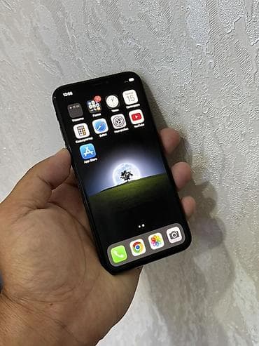 редми 12 с: IPhone X, Б/у, 64 ГБ, Space Gray, Защитное стекло, Чехол, 73 % — 2