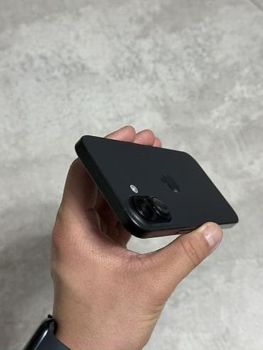 блютуз модем: IPhone 16, Б/у, 128 ГБ, Черный, 100 % — 7