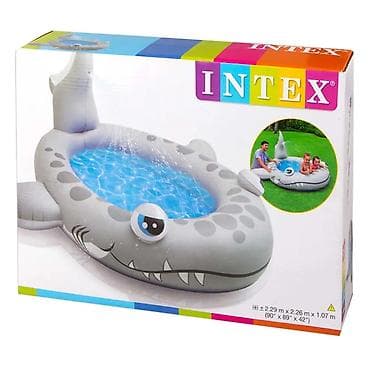 плавники: Надувной детский бассейн Intex «Акула» (модель 57443) - Оригинальный — 2