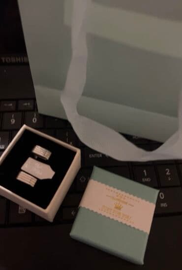 самые красивые свадебные платья в мире: Серебряные серьги, Проба 925, Женские, Новый — 2