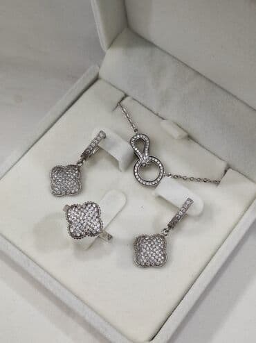 набор пандора: Серебряный Комплект Ванклиф Серебро 925 пробы Дизайн Италия — 2