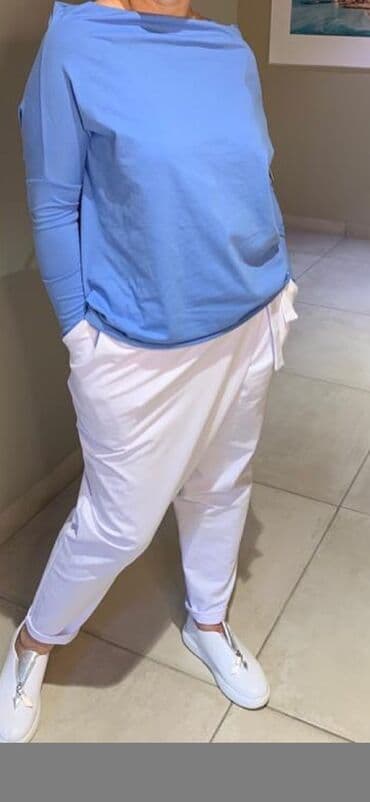 Брюки Осень-весна, Италия, Хлопок, Новый, 5XL