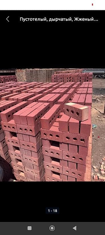 Пустотелый, дырчатый, Жженый кирпич, Одинарный, 250×120×65 — 4