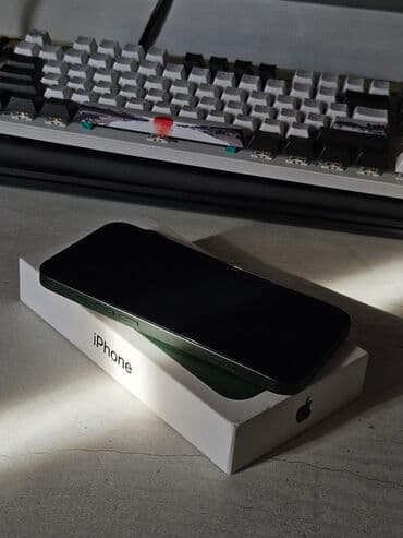 обменяю на: IPhone 13, Б/у, 128 ГБ, Зеленый, Зарядное устройство, Коробка, 80 % — 3