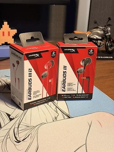 Зымдуу гарнитуралар, HyperX, Жаңы, түсү - Кызыл