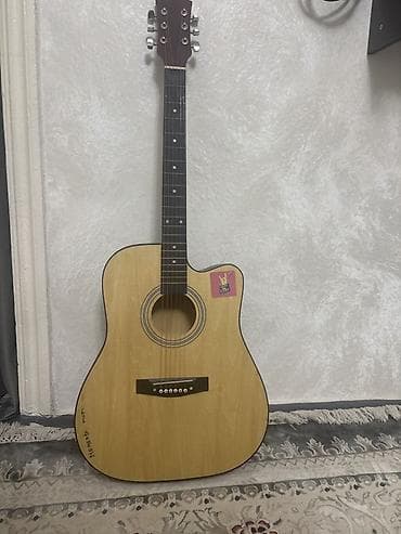 струнный квартет: Акустическая гитара типа дредноут (6 струн) с комплектом аксессуаров — 2