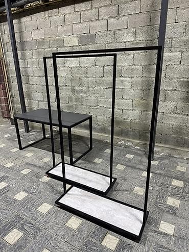 стойка вешалка: Вешалка лофт. В наличии ✅ Размер: 1700х1100х400 С досками краска — 2