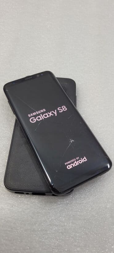 новые телефоны самсунг: Samsung Galaxy S8, Б/у, 64 ГБ, цвет - Черный, 2 SIM — 1