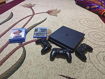 ps 4: Продаю Пс4 слим в хорошем состоянии с 3 джостиками 2оригинала 1 — 3